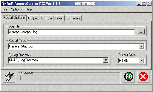 ReportGen for Cisco PIX Screenshot